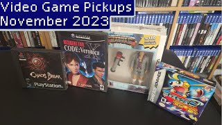 Video Game Pickups  November 2023  Dstreet [upl. by Ellissa]