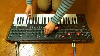 DSI prophet6  Make a BassDrum by the Filter SelfOscillation [upl. by Joanne]