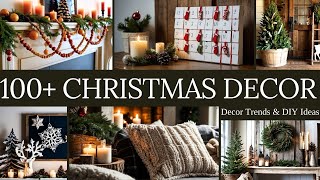 100 Christmas Decoration Ideas 2024  Christmas Decor Trends amp DIY Ideas for a Festive Home [upl. by Sorenson]