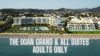 The Ixian Grand amp All Suites Hotel Adults Only 2023 Rhodes Description and Review Greece [upl. by Asserrac]