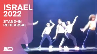 StandIn Rehearsal  Eurovision 2022  Israel  Michael Ben David  IM Partly [upl. by Rimhsak]