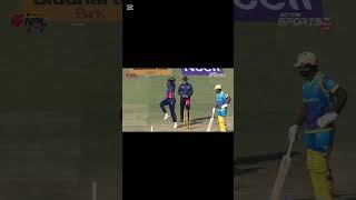 Shikhar Dhawan wicket in NPL npl nepalpremierleague cricketnews [upl. by Ellehcim566]