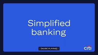 Citi Simplified Banking [upl. by Busiek]