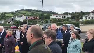 Largs and Millport News DDay sign unveiling on Largs seafront [upl. by Eloci]