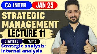 Live Strategic Management  Chapter 3 SM Part 2  Ca inter Jan 25  Mr Commerce Wallah [upl. by Aihsatal973]