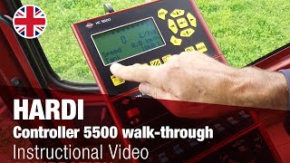 Instructional Video – HARDI Controller 5500 walkthrough [upl. by Hamimej]