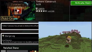 Minecraft PS5 AddOn Showcase Tinkerers Construct [upl. by Luht808]