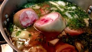 Pied de Veau au Pois Chiche الكرعين بالحمص [upl. by Monroy494]