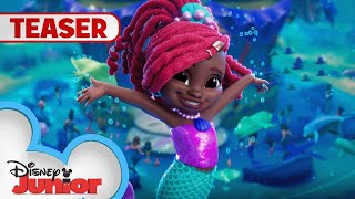 Meet Disney Jrs Ariel 🧜🏾‍♀️  Teaser  The Little Mermaid  disneyjr [upl. by Eenahc530]