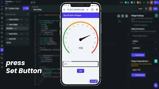 Syncfusion Gauge FlutterFlow [upl. by Uriisa]