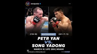 Petr Yan vs Song Yadong UFC299HighlightBreakdownPrediction [upl. by Nazar271]