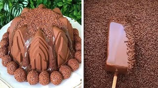 Easy Chocolate Cake Decorating Tutorials  How To Make Chocolate Cake Decorating Ideas [upl. by Buck]