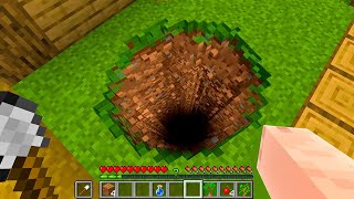 QUI EST DANS CE TROU SECRET SUR MINECRAFT  Un Passage Secret Interdit Horreur [upl. by Einnov]