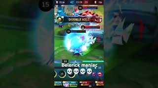 Belerick maniac💀Follow for secret tips that can 1v5 Ill be posting💯 mlbb tanks belerickguide [upl. by Ridley]