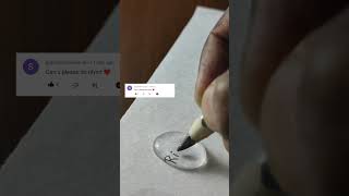 Write Rilynn in water drop 💧dropart trending shortsvideo shorts [upl. by Bollinger]