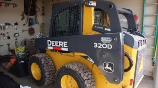 John Deere Skid Steer 320D with LifeMaster Tires [upl. by Zoes]