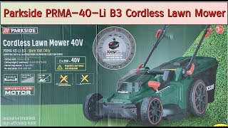 Lidl  Parkside Cordless Lawnmower [upl. by Susie978]