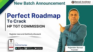 HP TGT Commission  New Live Batch Medical Non Medical Arts  Complete Details Batch latest Update [upl. by Christiansen]