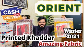 ORIENT 2PC Khaddar Collection 2024  new designs orient winter  once Stop By [upl. by Nothsa122]