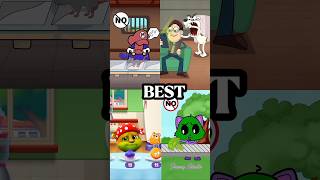 Tom Favorite Meal Animation meme 16kmemes shorts mytalkingtom2 animation [upl. by Barnebas181]