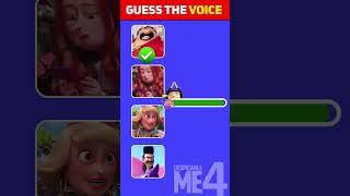 Despicable Me 4 Guess The Voice PART 4 shorts [upl. by Nednil]