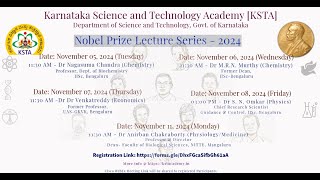 Nobel Lecture Series 2024  Chemistry by Dr Nagasuma Chandra Professor IISc Bengaluru [upl. by Annaihs557]