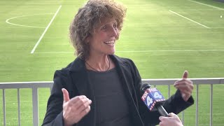 Soccer legend Michelle Akers in KC [upl. by Olnton696]