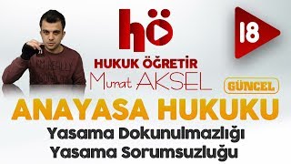 18  Yasama Dokunulmazlığı  Yasama Sorumsuzluğu  Anayasa Hukuku [upl. by Dnalsor]