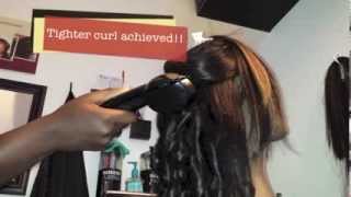 Beliss Pro Curl Genius Curl Wand Curler Tutorial [upl. by Thaddus]