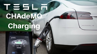 TESLA 6075kWh CHAdeMo charging 590 [upl. by Riatsila915]