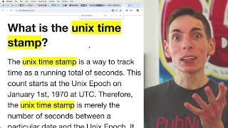 UTC Time Zone Explained and Unix Epoch Timestamp [upl. by Shimberg]