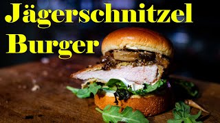 Jägerschnitzel Burger  Die Jägersoße ist der Hammer [upl. by Sara-Ann711]