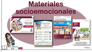 MATERIALES SOCIOEMOCIONALES mtra marcia atp [upl. by Ynnig]