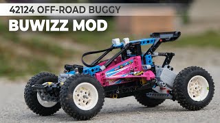 LEGO® Technic 42124 OffRoad Buggy MOD with BuWizz 30 Pro  2 x BuWizz Motor [upl. by Nohsauq]