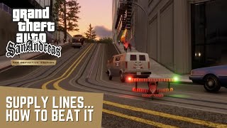 GTA San Andreas Definitive Edition  Supply Lines EASY WAY TO WIN [upl. by Eca71]