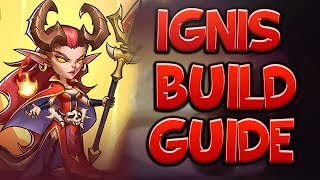 IGNIS Build Guide  Idle Heroes [upl. by Brunell]