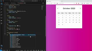 How to Design Dynamic Calendar using HTMLCSS AND JAVASCRIPT [upl. by Ecirtnas]