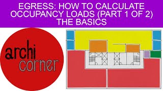 AC 010  Egress How to Calculate Occupancy Loads Part 1 of 2  The Basics [upl. by Marcy]