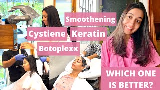 Cystiene vs Botox vs Keratin  Hair BOTOPLEXX  Honest review on hair straightening treatments [upl. by Etiam]