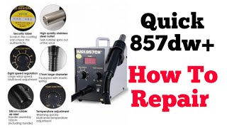 Quick 857dw SMD how to Repair 🤔 coil change handle change setp by step Full video [upl. by Dez]