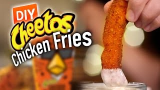 DIY CHEETOS CHICKEN FRIES [upl. by Millur619]