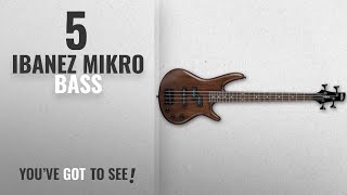 Top 10 Ibanez Mikro Bass 2018 Ibanez GSRM20BWNF GSRM20B 4String Short Scale 286quot Bass  Walnut [upl. by Eidroj]