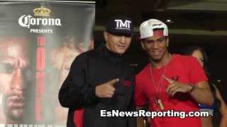 mayweather vs canelo grand arrival at the mgm tmt stars  EsNews Boxing [upl. by Ellenaj]