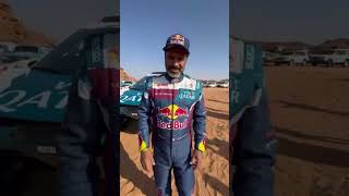 A word from Nasser Al Attiyah for you 👉👉 dakar2024 [upl. by Annairoc]