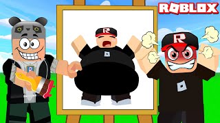 Heronpuppy vs Panda Resim Çizme Oyunu   Roblox Speed Draw [upl. by Buerger430]