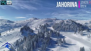 JAHORINA 2024 ❄️ STAZA 3 Ogorijelica 🇧🇦 [upl. by Alita]