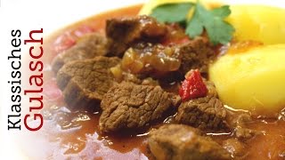 Rezept  Gulasch Red Kitchen  Folge 144 [upl. by Nitsuj]