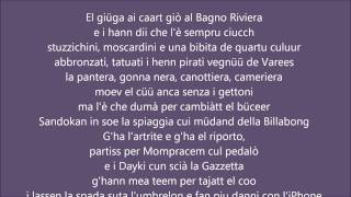 Yanez  Van De Sfroos  Lyrics  Traduzione HQ [upl. by Ainod]