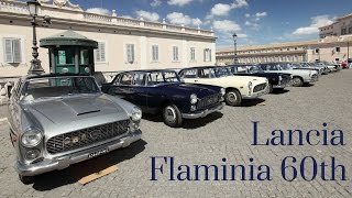 Le Flaminia sulla via Flaminia  Lancia Flaminia 60th Anniversary Tour 2017 [upl. by Hammerskjold]