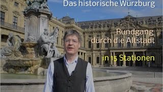 VideoRundgang durch die ALTSTADT von Würzburg [upl. by Imrots]